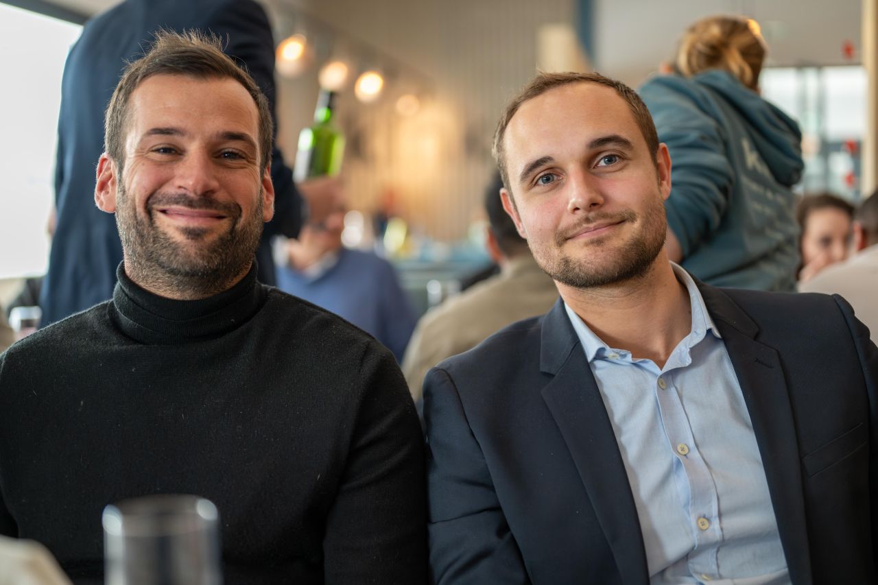 Romain Miremont et Romain De Taevernier, co-fondateurs d'Orkestr